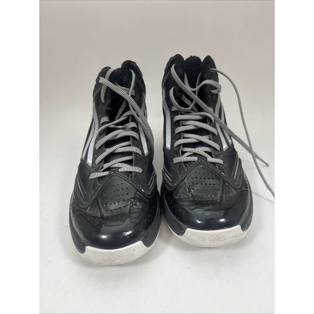 Adidas Adizero Basketball Shoes Black Silver Size 7 Men G59961